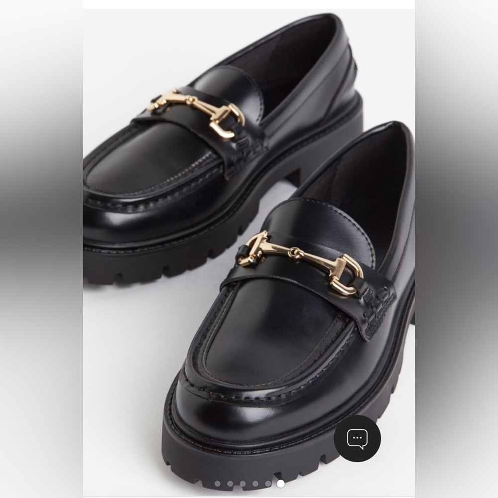 H&M Chunky Loafers in Black (size 10/41) - Picture 2 of 10